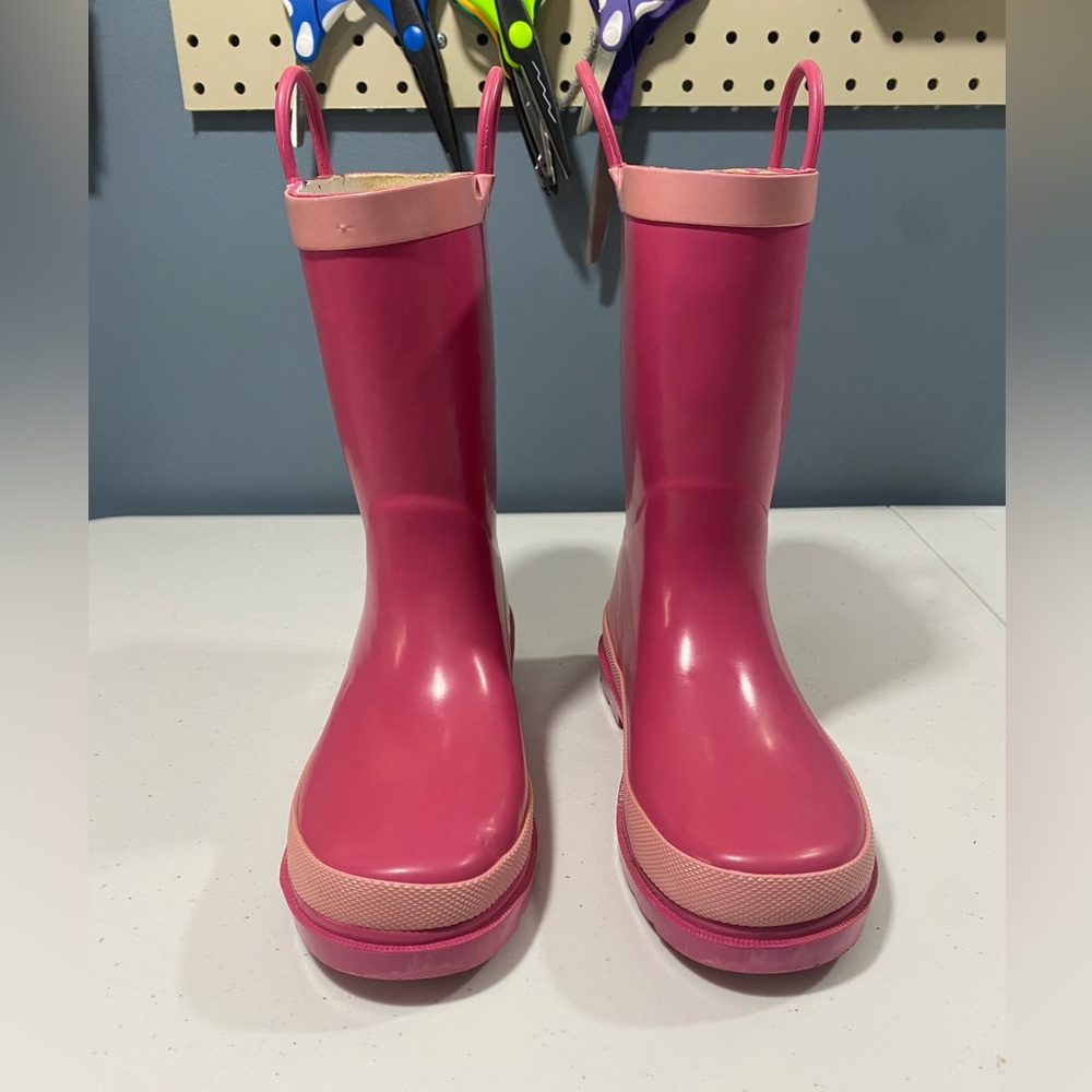 - western chief rain boots pink girls size 13/1.
